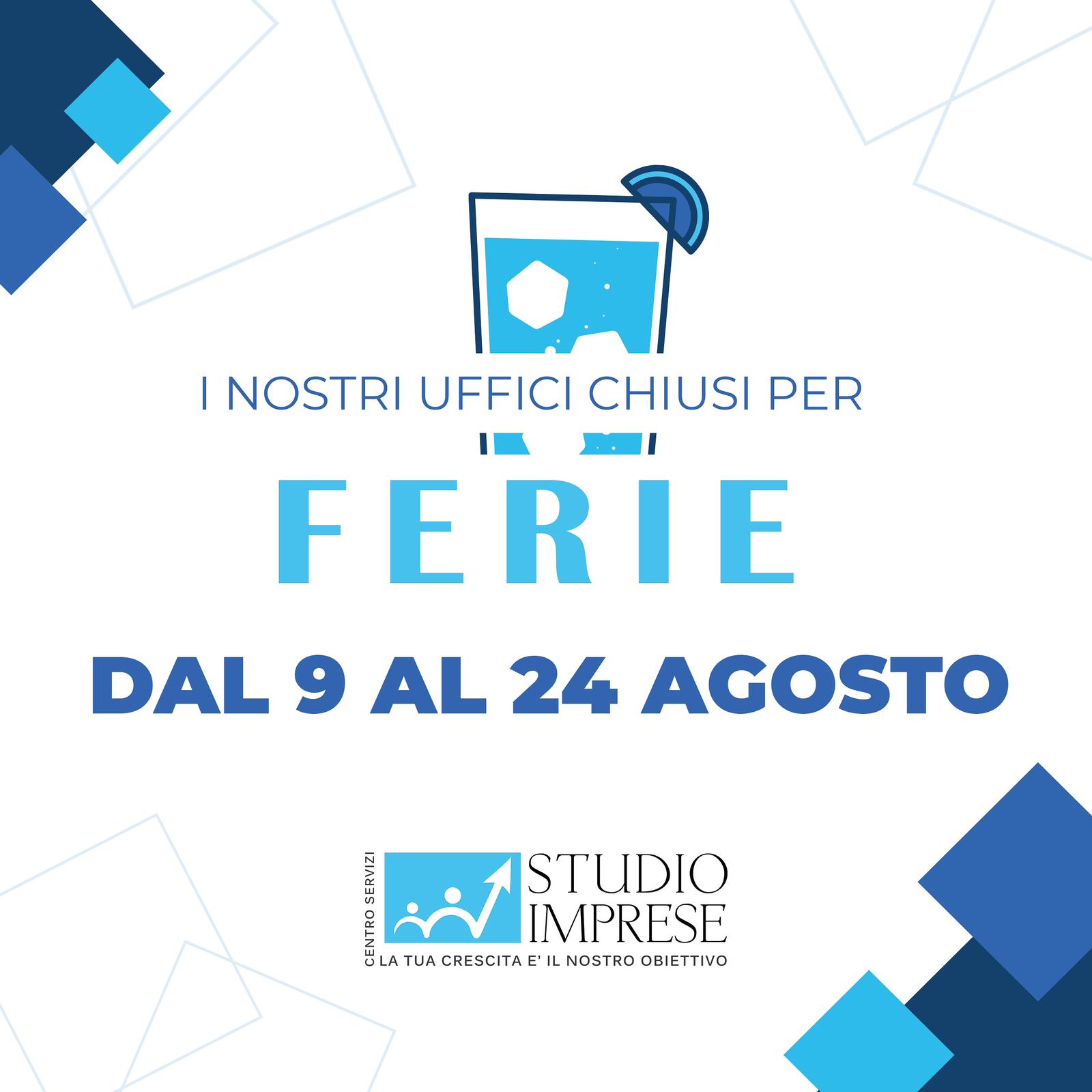 Chiusura per ferie