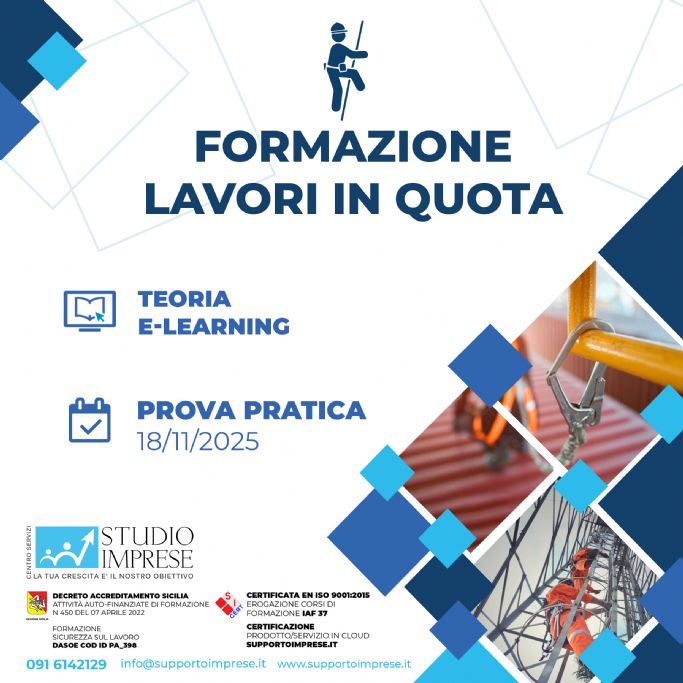 Lavori in quota dic 2025