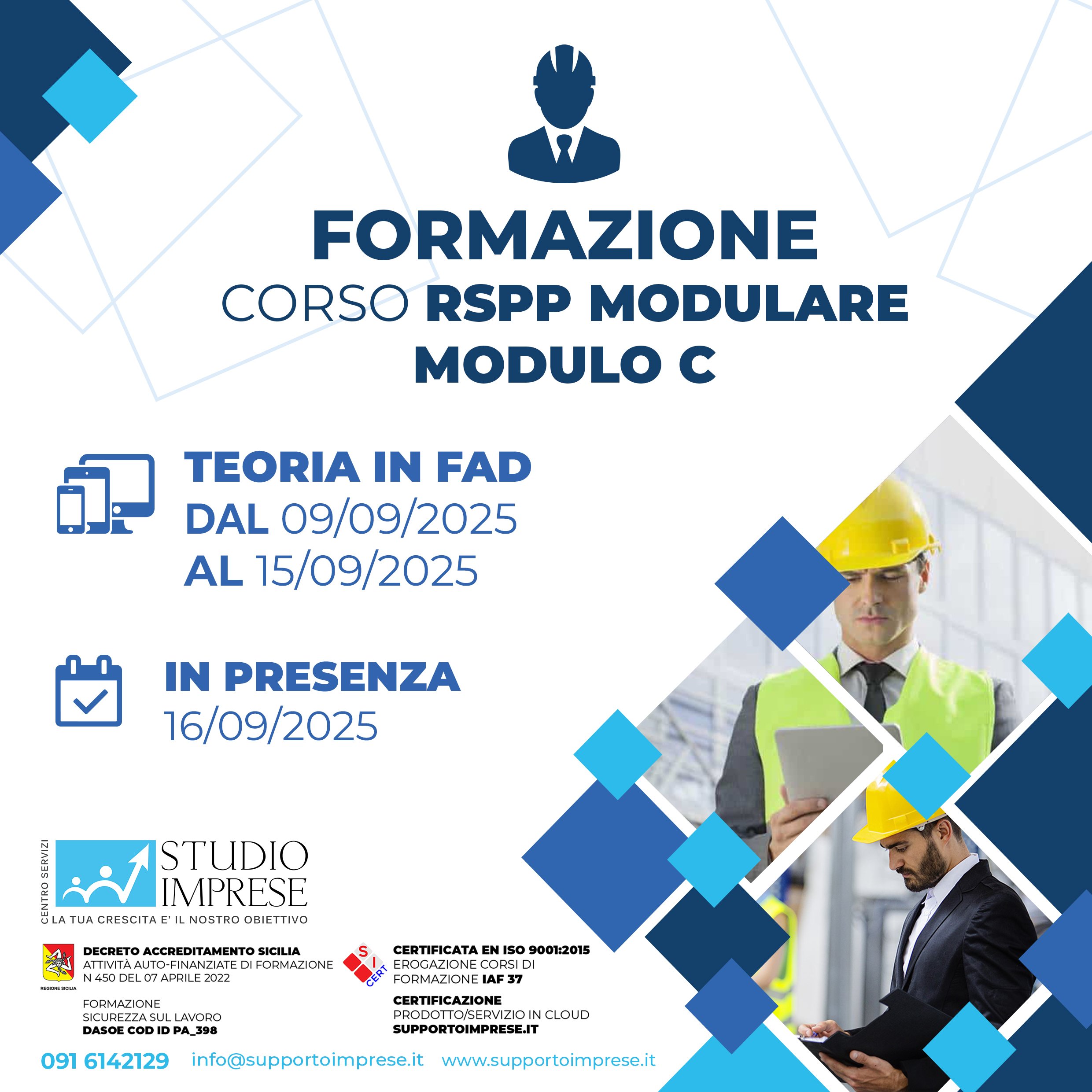 Corso RSPP – Modulo C Sett 2025