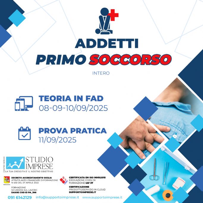 Corso di formazione per Addetti al Primo Soccorso
