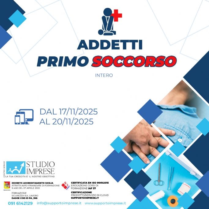 Primo soccorso NOV 2025